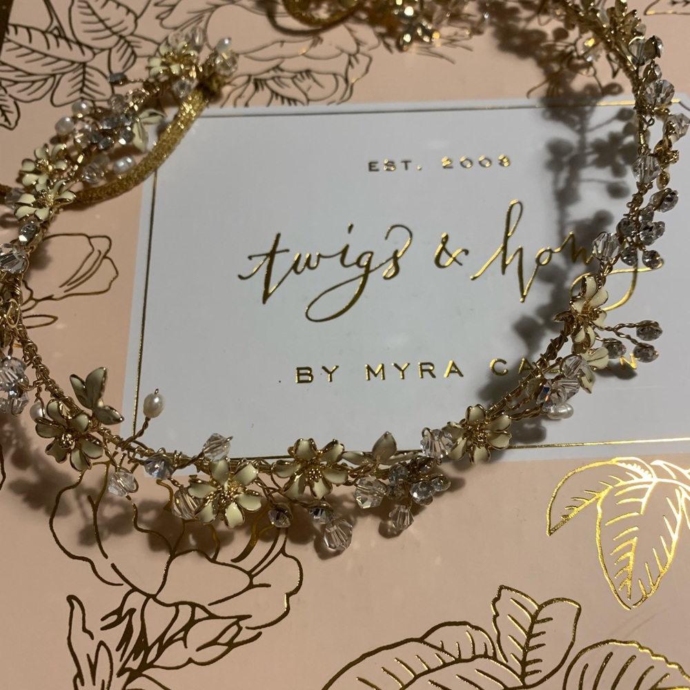 Twigs and Honey Crystal hair vine - Picture 3 of 4